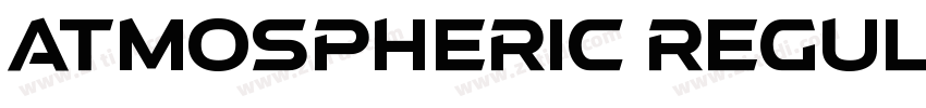 Atmospheric Regular字体转换